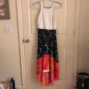 Hutch Tropical Sleeveless Asymmetrical Dress